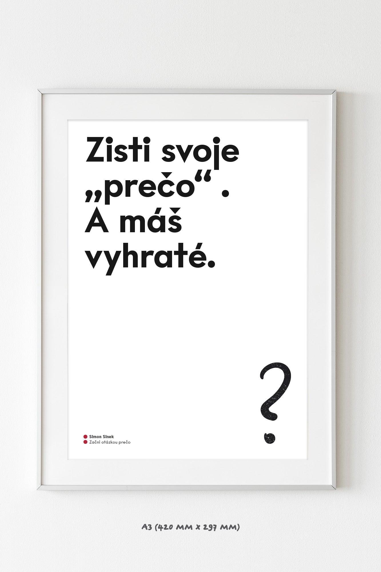 Poustr: Začni otázkou proč