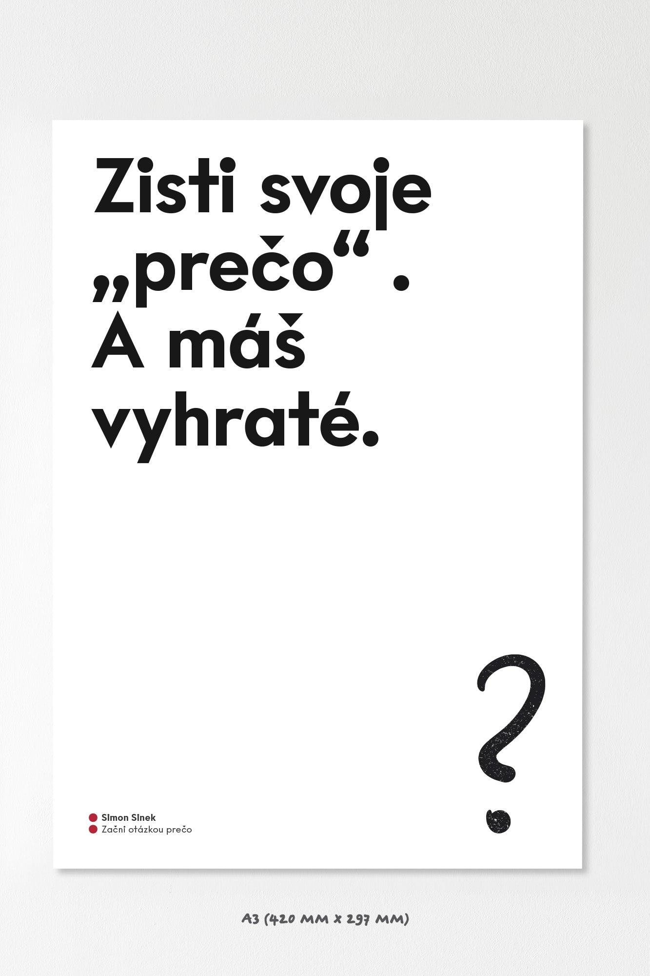 Poustr: Začni otázkou proč