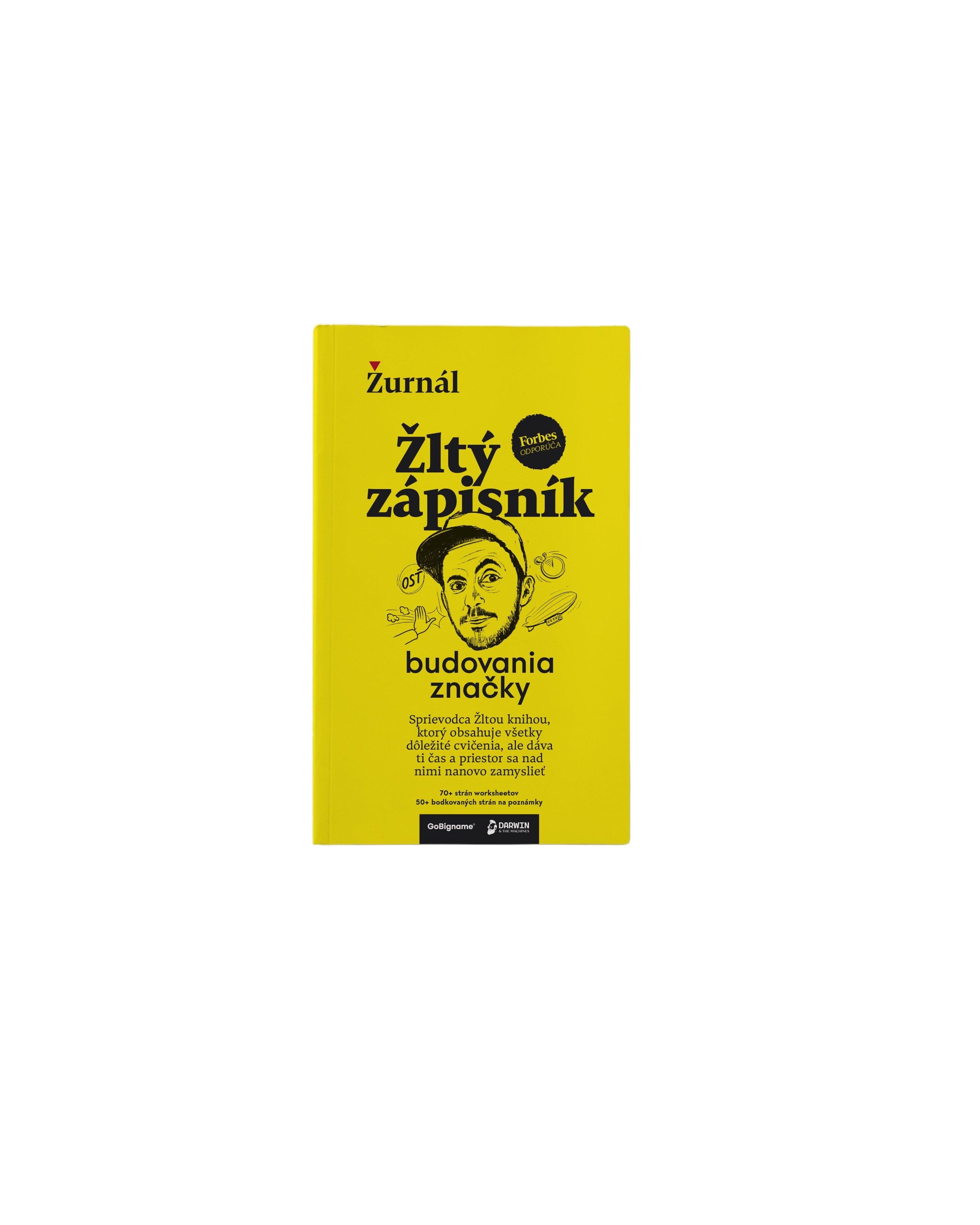 Žlutý zápisník budování značky