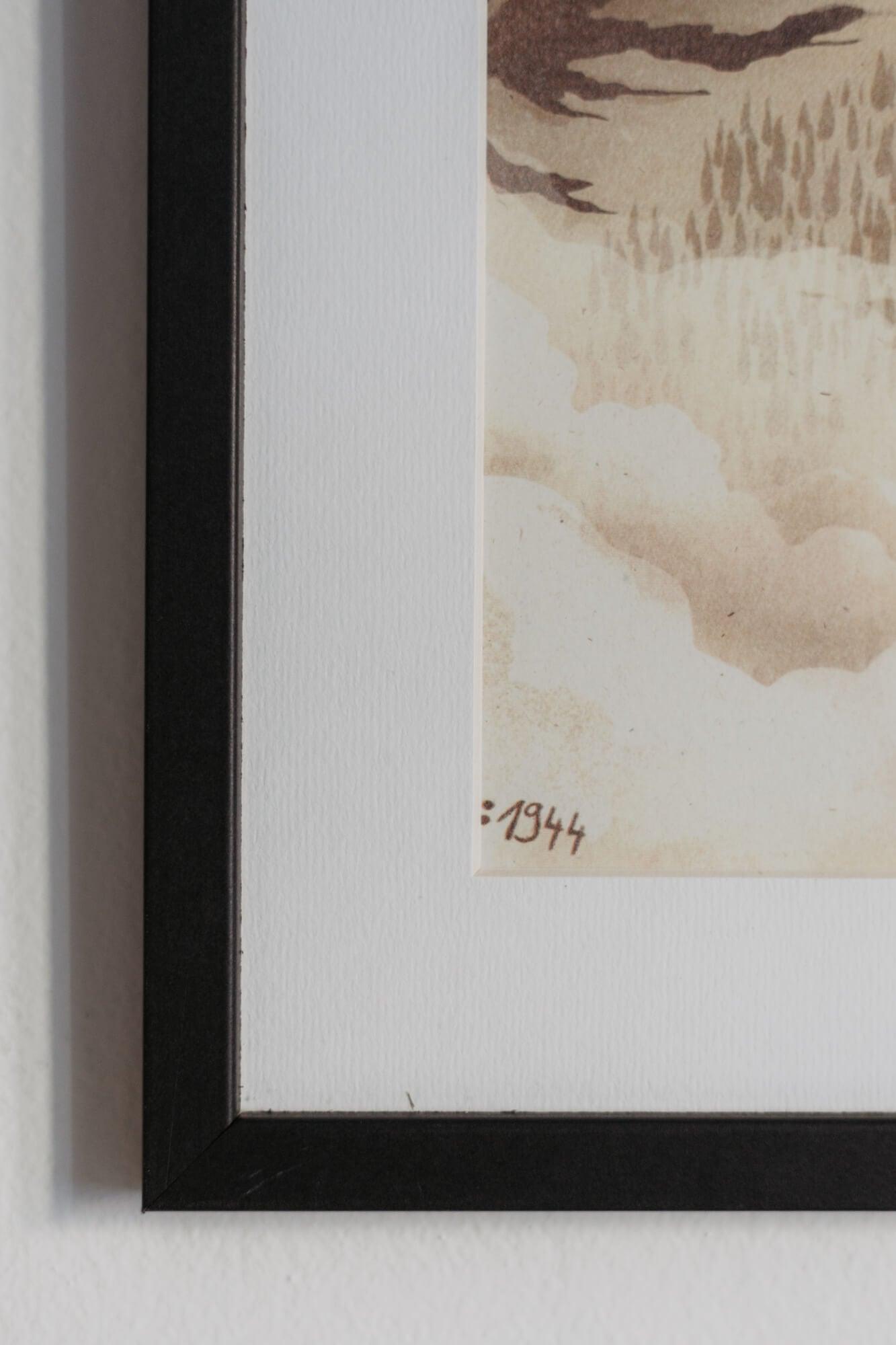 Poustr: Gerlachovský štít, Vysoké Tatry, SNP, Frenky Hříbal, LiLisunov Li-2, poctivý slovenský plagát, Československo, limitovaná kolekcia