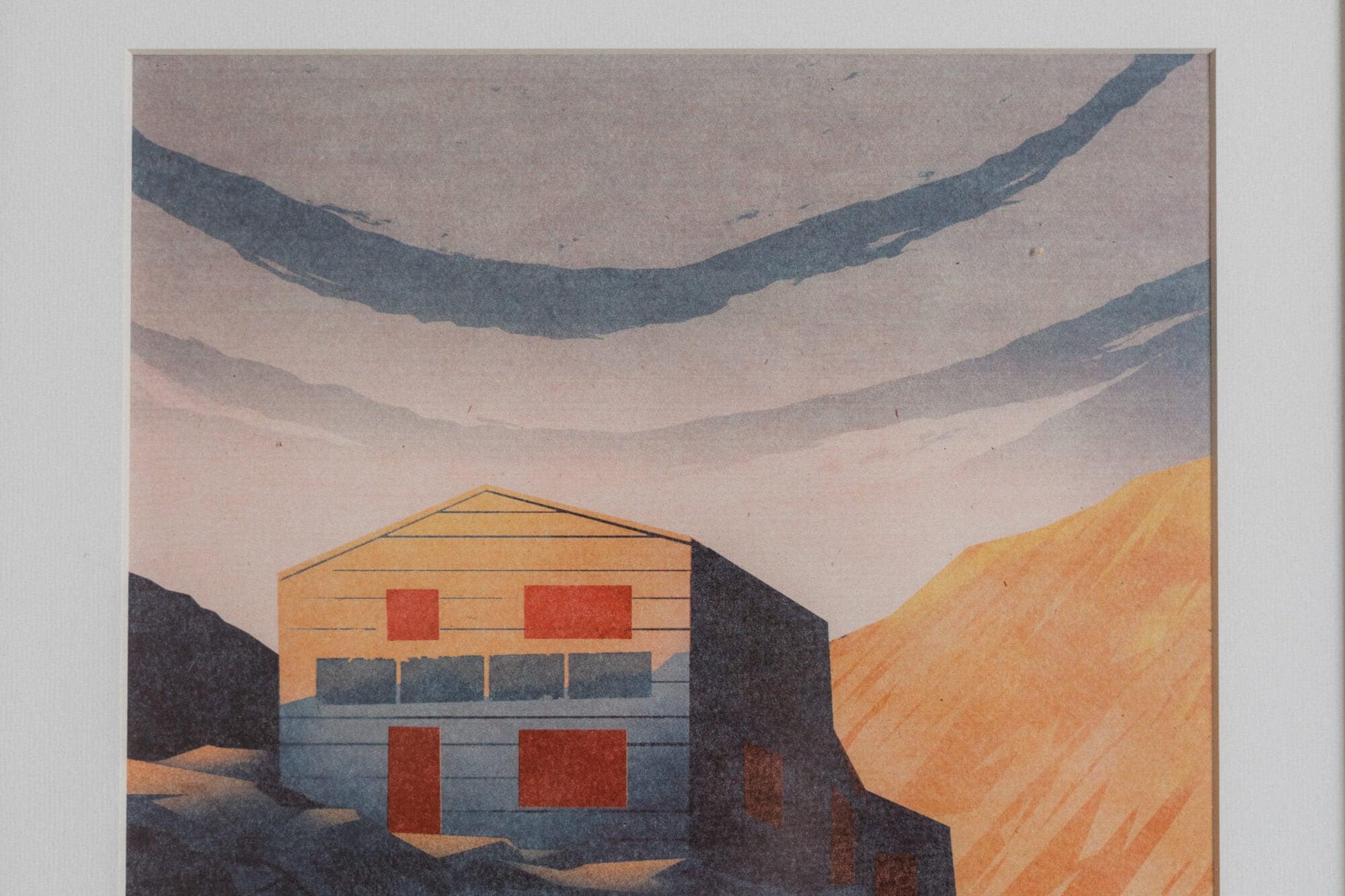 Poustr: Chata pod Rysmi, poctivý slovenský plagát, Vysoké Tatry