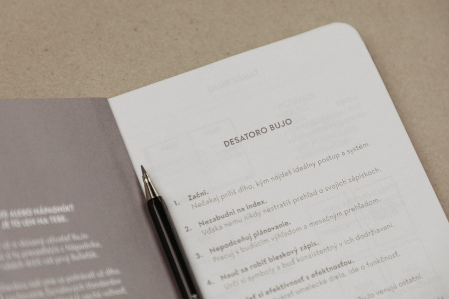 Systém a svoboda při zapisování? Objev Metodu Bullet Journal
