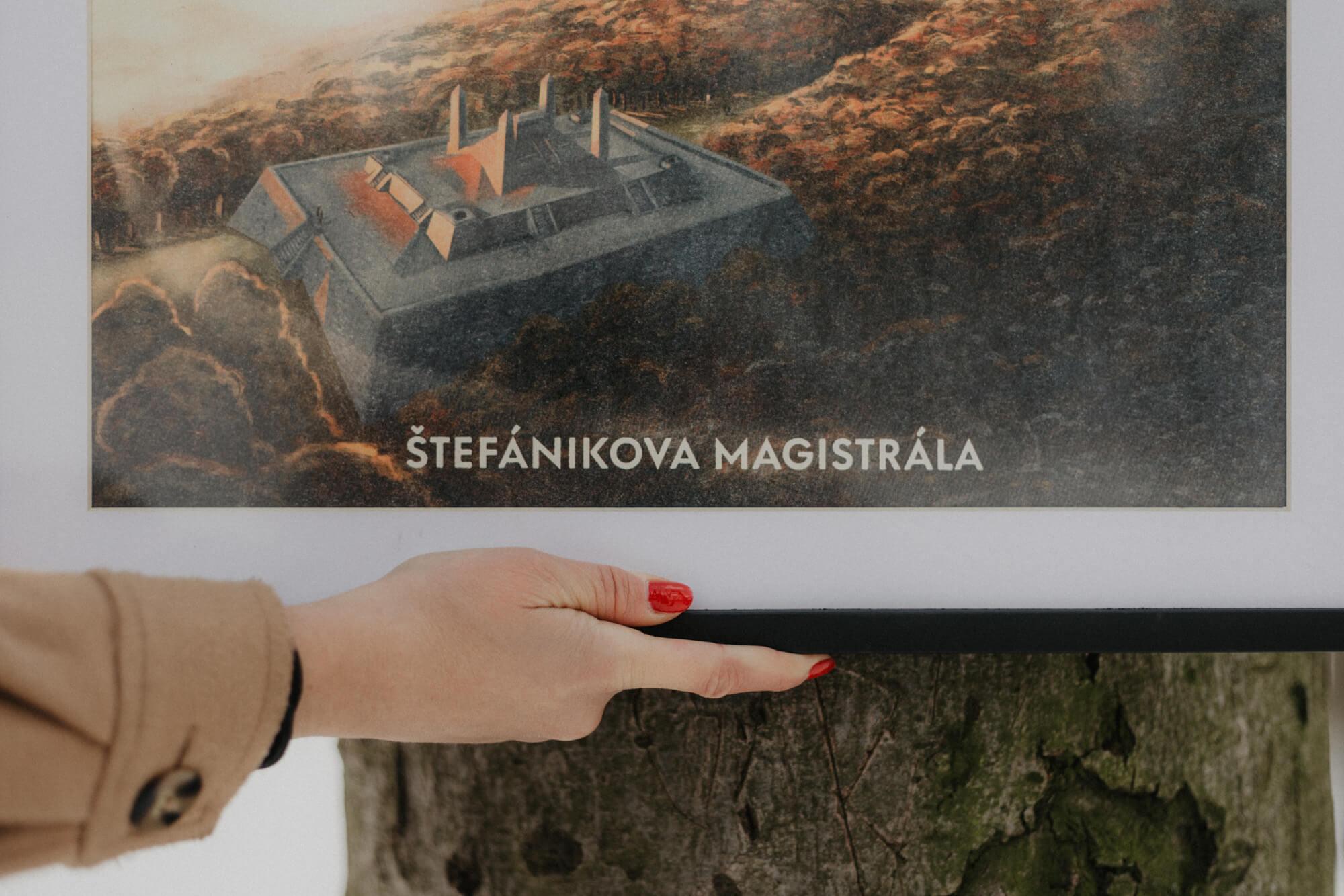 008: Štefánikova magistrála - Grafika (Frenky Hříbal a Milan Pleva)