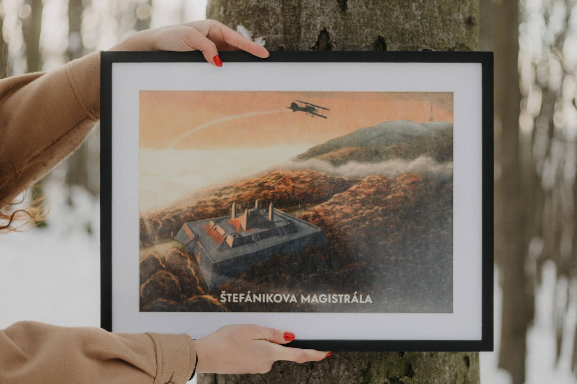 008: Štefánikova magistrála - Grafika (Frenky Hříbal a Milan Pleva)