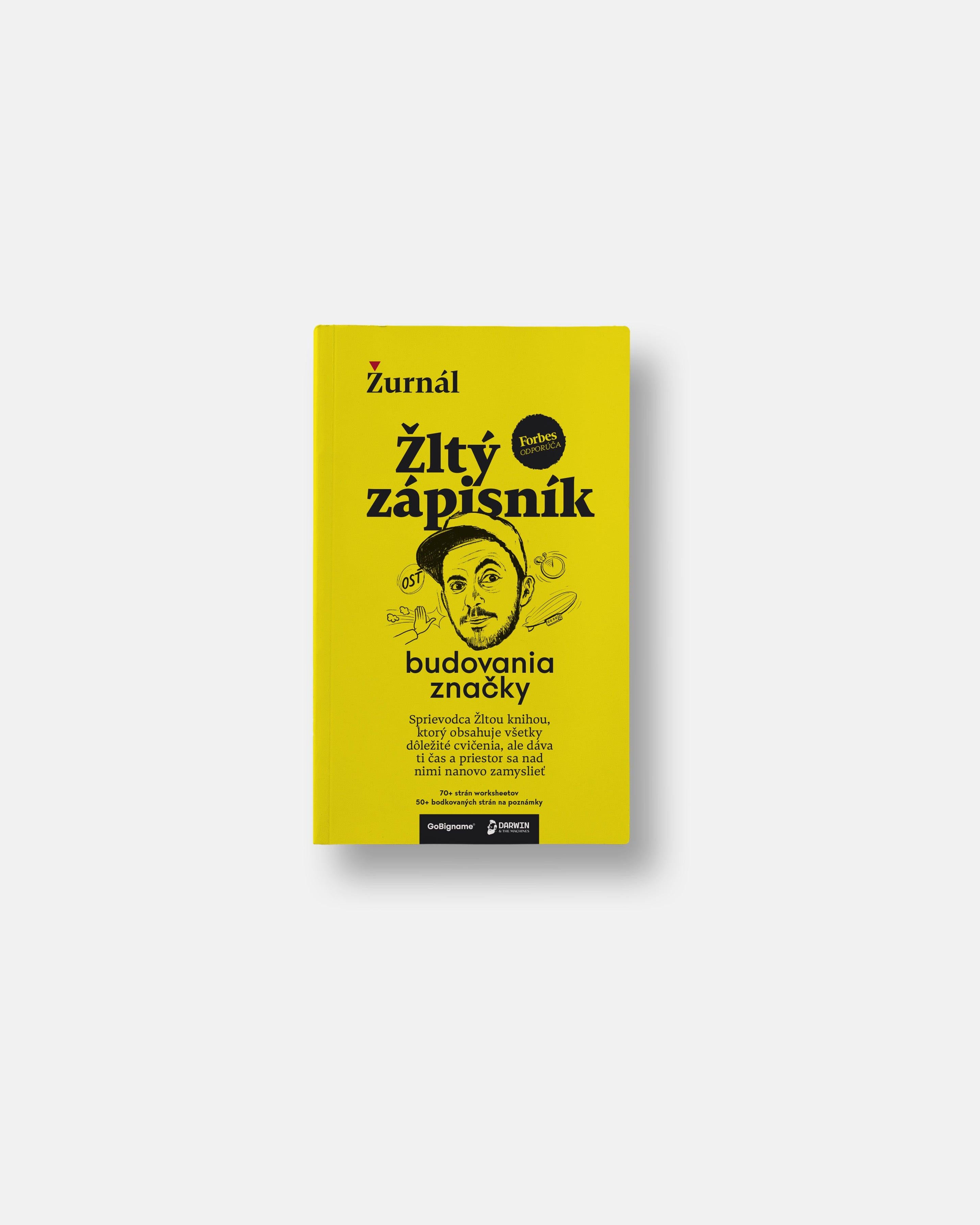 Žlutý zápisník budování značky